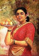 Raja Ravi Varma The Maharashtrian Lady Germany oil painting artist